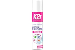 Miror K2r Action Complète Turbo – Aérosol (400mL) – Détachant avant-lavage – Tous types de taches – Même Incrustées