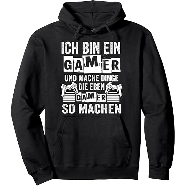 Gamer Gift "Ich Hör' Dich Nicht Ich Zocke Pullover Hoodie