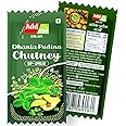 Add me Dhania Pudina chutney 12gm Sachet chotu Pack, green hari chatni for bhel pani puri 48 Sachet 576 Grams Fresh ready to eat