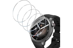 ELYCO 4 Stück Schutzfolie Kompatibel mit Amazfit Balance für Panzerglas, 9H Härte Displayschutz, Bläschenfrei Schutz Folie, Anti-Kratzer/Anti-Fall Displayschutzfolie Schutzglas