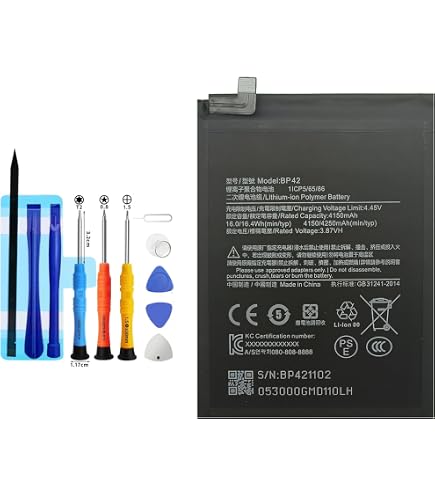 Bestome Ersatz Akku Kompatibel Mit BM4X 1ICP6/66/77 Mi 11 M2011K2C M2011K2G Mi 11 5G Mi 11T Mobile Phone 3.8V,4600mAh