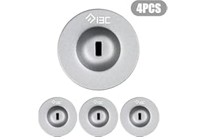 I3C Cavo di Sicurezza PC Cavo Anti-furto PC in Acciaio Hardware Lucchetto Computer Cavo Sicurezza Notebook Smartphone Laptop e Tablet (4 Pads Argento)
