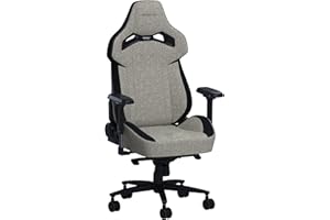 GT OMEGA | Zephyr Series | Clouded Grey Gaming Chair Breathable Fabric Adjustable Reclining Computer Chair