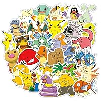 100pcs Pokemon Aufkleber Stickers Wasserdicht für Wasserflaschen Laptop Skateboard Auto Motorrad Fahrrad PS4 Koffer…