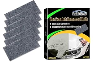 Ardorman Nano Sparkle Cloth, 6PCS Nano Magic Cloth, Multi-Purpose Nano Magic Car Scratch Repair, Nano Cloth Car Paint Scratch Repair, Easy to repair small and medium scratched car paint, water spots