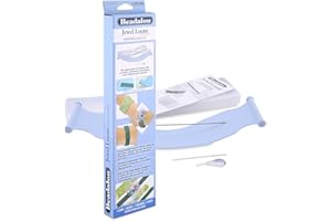 Beadalon Jewel Loom Kit de Fabrication de Bijoux en Plastique Bleu