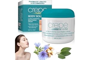 TINCAI Crepe Be Gone Body Souffle - 85g Firming Neck Cream,Ultra Hydrating Crepe Skin Firming Cream for Chest,Arms & Legs,Crepe Eraser for Women,Skincare Body Cream for Deep Hydration