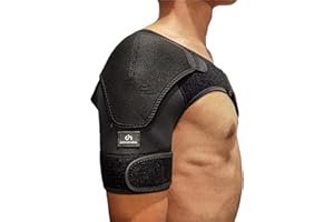 COPPER HEAL - Manchon de compression réglable pour épaule pour hommes Support pour femme Partie du corps ciblée, Indications particulières.