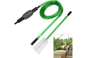 LPZMPZ Mulmsauger Aquarium, Aquarium Wasserwechsel, Handbetriebener Aquarium Reiniger, Aquarium Bodenreiniger für Wasserwechsel und Filter Sandreinigung, für 10–100 Liter Fisch Tank