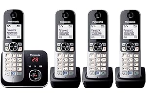 Panasonic KX-TG6824 Téléphones Sans fil Répondeur [Version Allemande]