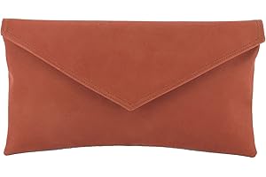 LONI Clutch/Shoulder Bag Faux Suede Handmade in The UK