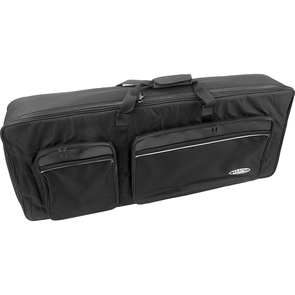 GEWA Keyboard Gig-Bag Premium – Reiß- & Wasserfest, Mit High-Density-Polsterung, Fiberglasverstärkung & Tragegurt