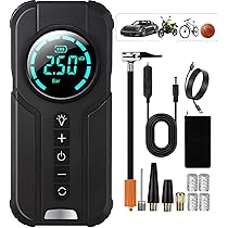 Compressore Aria Portatile 150PSI 12000mAh - Gonfia Gomme Auto, Bici, Palloni In 4X - Foto 6