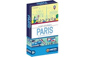 HCM Kinzel Paris, successore di Next Station London & Tokyo, Gioco da Tavolo Flip&Write, strategia, Rete della metropolitana di Parigi, Multicolore, 55223