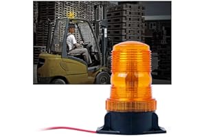 Xprite 30 LED Amber Forklift Beacon Strobe Light Safety Warning Flashing Lights for 10-110V Mower, ATV, Trucks, Tractor, Golf Carts, UTV, Cars, Bus
