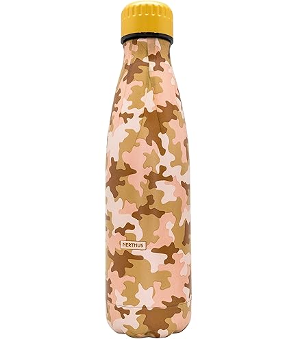 NERTHUS FIH 1262 CLICK & DRINK sportfles, dubbelwandig, 500 ml, met