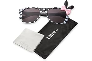 UltraByEasyPeasyStore Childrens Sunglasses Bunny Bow Glasses UV400 Kids Girls Boy Heart 3 to 9 Years