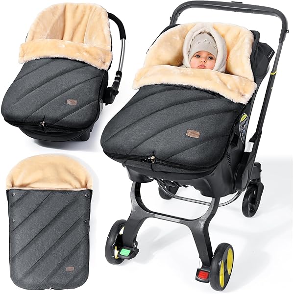 Stroller Winter Sack 7AM Enfant Car Seat Cocoon Cover Black