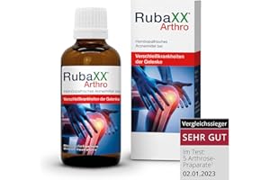 ‎RUBAXX RubaXX Arthro - Natürliches Arzneimittel speziell bei Arthrose - Kniearthrose, Hüftarthrose, Fingergelenksarthrose, Handgelenksarthrose (100ml (1er Pack))