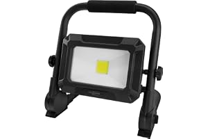 ANSMANN LED-arbet, kompatibel med 18 V batteripaket, inklusive adapterplattor för Bosch, Makita, Milwaukee/Dewalt, 3 000 lume