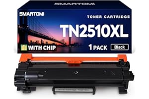SMARTOMI TN2510 TN2510XL Toner TN 2510XL TN-2510 XL Compatibile with Brother HL-L2400DWE HL-L2400DW HL-L2445DW DCP-L2627DWE MFC-L2800DW DCP-L2660DW DCP-L2665DW MFC-L2827DWXL MFC-L2860DWE (1 Black)