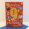 For A Special Grandson on your 9th Birthday Card - 7819 CG