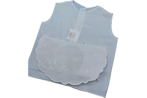 LAVELAHOME Set Camicina Della Fortuna E Bavaglino in Seta Made In Italy