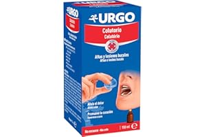 Urgo - Aftas Colutorio Líquido - Tratamiento de aftas, llagas y pequeñas heridas bucales - Frasco de 150 ml con tapón dosificador
