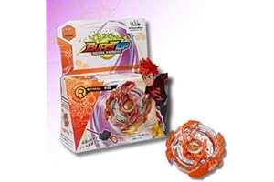 NANNODINO - Peonza metálica de Combate con Lanzador Incluido | Alta Velocidad, rotación Estable y núcleo de Ataque Reforzado | Compatible con Beyblade Burst | Modelo P-05 para batallas potentes