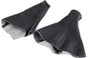 Bediffer Handbrake Gear Shift Boot, Pu Leather Car Gear Shift Stick Gaiter, Gear Shift Stick Covers for 01-06 Corsa B 93-00,Beauty Repair Tools