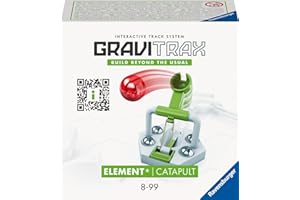 Ravensburger GraviTrax Element Catapult 22411 - GraviTrax Erweiterung für Deine Kugelbahn - Murmelbahn und Konstruktionsspielzeug ab 8 Jahren, GraviTrax Zubehör kombinierbar mit Allen Produkten