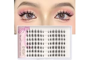 ‎EMEDA EMEDA Klaster rzęs 98 Szt Manga Rzęsy DIY rzęsy 7 par DIY Przedłużanie rzęs DIY C curl Cat Eye rzęsy Naturalne fałszywe rzęsy wstążki do rzęs (Manga lashes)