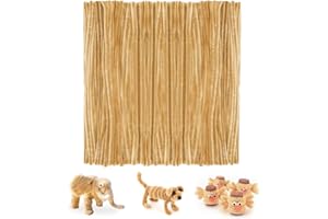 KINGLAKE Limpiador de pipas de 200 unidades, alambre para limpiar pipas multicolor, 30 cm, alambre de limpieza de pipas flexible-marrón claro