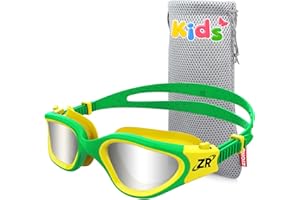 ZIONOR G1MINI - Occhialini da nuoto per bambini, polarizzati/non polarizzati, comodi per bambini, anti nebbia, protezione UV, per ragazze e ragazzi (anni 3-14)