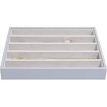 Stackers White Classic Medium Jewellery Box, Set of 4