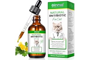 XAYGHE Antibiotics for Cats, Natural Cat Antibiotics for Infections, Pet Antibiotics Itch Relief Allergy Relief Immune Support, Cat Multivitamin 2.02 FL OZ