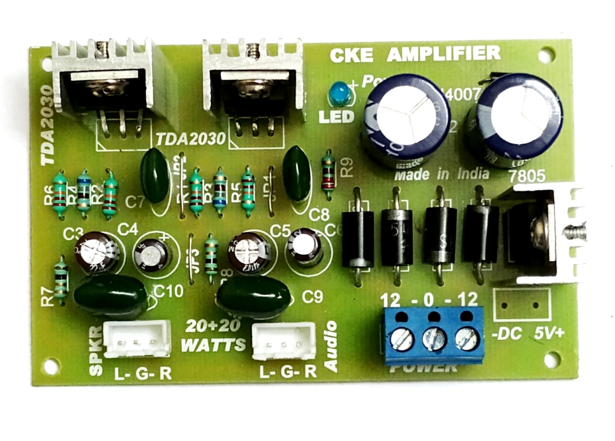 CKE Glass TDA2030 Dual Ic Stereo Amplifier Review for Home Theater Use