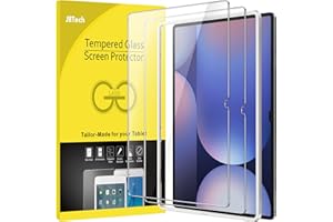 JETech Schutzfolie für Samsung Galaxy Tab S10 Ultra/Tab S9 Ultra 14,6 Zoll mit Einfaches Installationswerkzeug, Panzer Schutz Glas Folie Displayschutz, HD Klar, 2 Stück