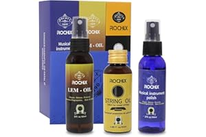 ROCHIX 1890 Rochix Premium Guitar Care Kit 3 pièces