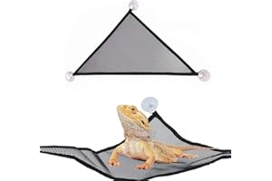 Bssowe 2 Stücke Reptile HäNgematten, Eidechse Hängematte, Bartagamen-Hängematte, Reptilien Eidechse Hängematte, Mesh Lizard Hängematte, für Reptilien wie Eidechsen, Schlangen, Geckos