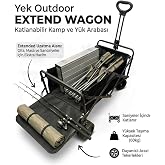 Yek Outdoor Extend Wagon Katlanabilir Kamp ve Y&uuml;k Arabası