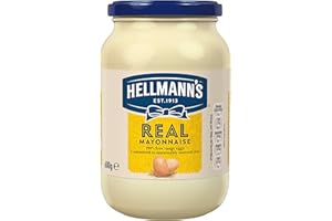 Hellmann's Real Mayonnaise with 100% free-range eggs and sustainably sourced oils for fries, burgers, and salads 600 g