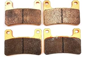 Nonuin Motorrad Bremsbeläge vorne/hinten gesintert für K&awasaki ZX-10R 2008-2010 Z1000 2010-2021 Z1000SX 2011-2021 N&INJA 1000 Nonuin (Farbe : 2*Front)