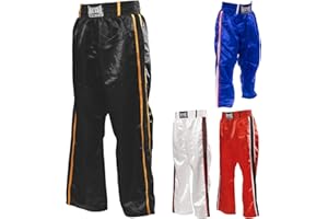 METAL BOXE - Pantalon Full Contact, 2 Bandes - MB55, Noir