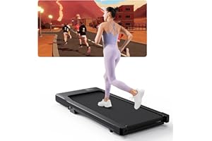 Superun Raceable Walking Pad with App Control, Under Desk Treadmill for Smart Devices with Training Courses and AI Training, Max 136KG 159KG Suitable for Heavy People, Door to Door Delivery
