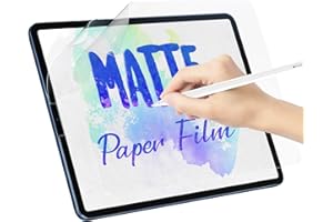 PROTESCREEN [2 Piezas] Protector de Pantalla Efecto Papel para iPad 9/8/7 (10,2" 2021/2020/2019),Screen Protector Mate Antirreflejo,Escribe y Dibuja Perfectamente