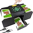 Automatic Card Shuffler 1-2 Decks for Porker Battered or USB-C Powered Electric Shufflering Machine for Skip-Bo, Texas Hold'em, UNO Game Night- Low Noise Casino Card Shufflers