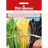 Dürr Samen 4347 Buschbohne grün-, gelb- & blauhülsige Buschbohnemischung (Buschbohnensamen)