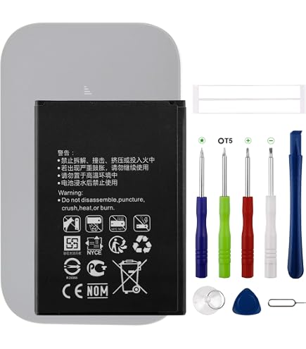 MUKUZI Batteria compatibile con Huawei E5577 E5785 E5787 WiFi 501HW 502HW HWBBJ1 HWBBN1 HWBBK WiFi Mobile Hotspot (sostituzione per HB824666RBC