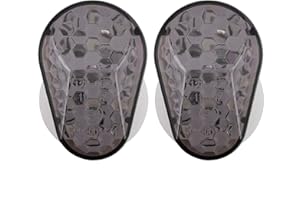 Kinstecks 1 Pair Motorcycle Side Marker Light Motorcycle Indicator LED Flush Mount Turn Signal Light Blinker Turning Lamp for Kawasaki ZX6R ZX7R ZX9R ZX636 ZX12R ZZR600